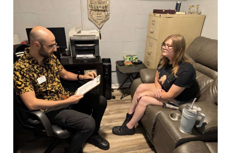 Team collecting data from low-income communities. Credit: Amer Abukhalaf Invisible wounds of the Ohio tornadoes: The mental health crisis after the storm